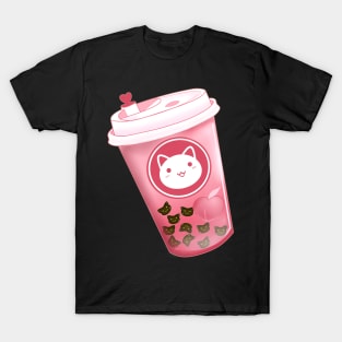 Neko Boba Peach T-Shirt